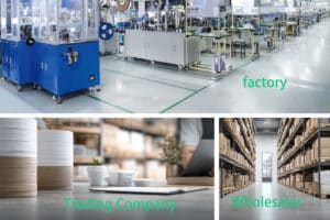 Differentiating Chinese supplier types: Manufacturer, Trading Company, Wholesaler, and their impact on price and MOQ.