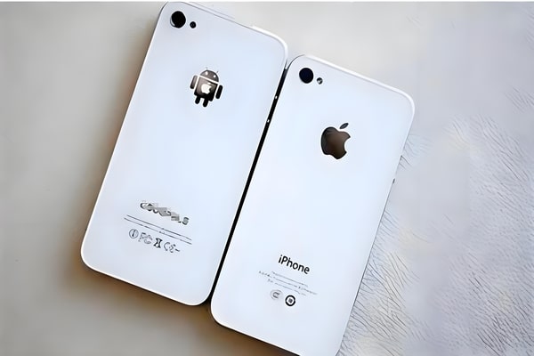 A side-by-side comparison photo of a genuine electronic component vs. a low-quality counterfeit.